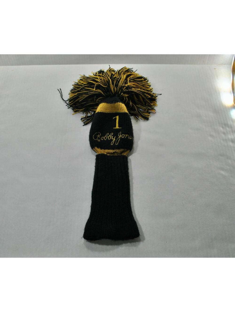 Bobby Jones 80s Golf Course Country Club Driver Wood Black Gold Headcover